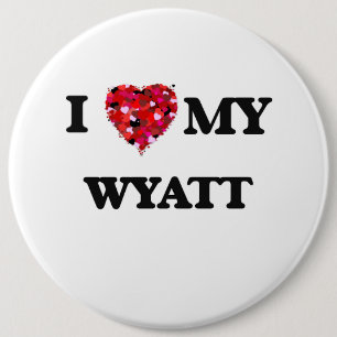 Macaron Rond 15,2 Cm J'aime MON Wyatt