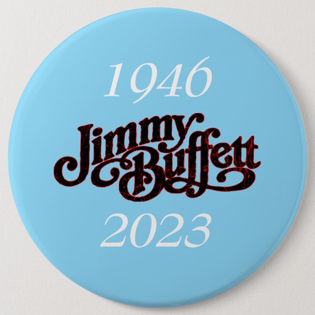 Macaron Rond 15,2 Cm jimmy buffett (Devant)