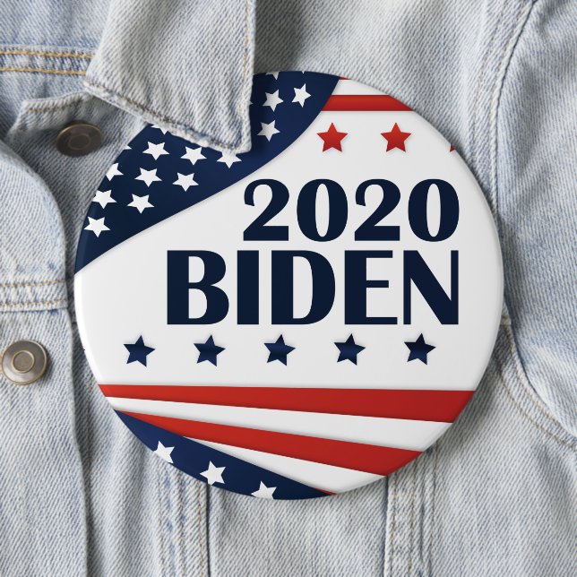 Macaron Rond 15,2 Cm Joe Biden 2020 Election (En situation)