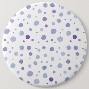 Macaron Rond 15,2 Cm Jolie œuvre d'art pointillée aux coups de pinceau