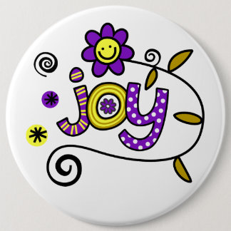 Macaron Rond 15,2 Cm Joy I Doodles I Colossal 6x6 bouton