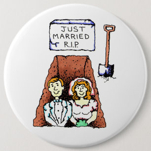 Macaron Rond 15,2 Cm Juste bouton marié de DÉCHIRURE