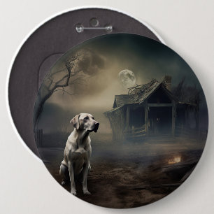 Macaron Rond 15,2 Cm Labrador Halloween Épouvantable