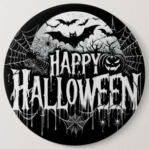 Macaron Rond 15,2 Cm L'art d'Halloween vintage