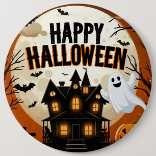 Macaron Rond 15,2 Cm L'art d'Halloween vintage