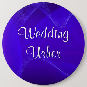 Macaron Rond 15,2 Cm Le bleu ondule Usher