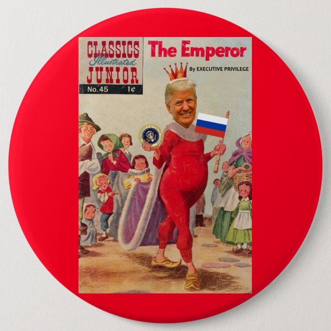 Macaron Rond 15,2 Cm Le bouton d'empereur (Devant)