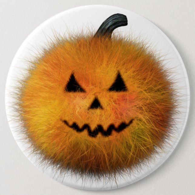 Macaron Rond 15,2 Cm Le citrouille Pinback de Halloween boutonne des (Devant)