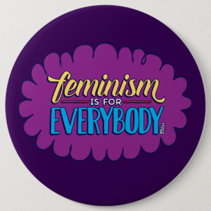 Macaron Rond 15,2 Cm Le féminisme est pour tout le monde - le bouton