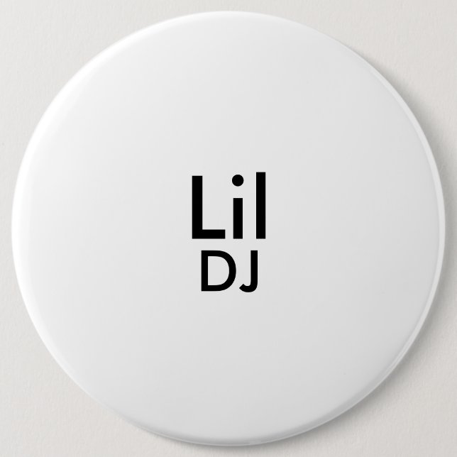 Macaron Rond 15,2 Cm le fond du DJ de lil (Devant)