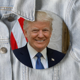 Macaron Rond 15,2 Cm Le Président Donald Trump