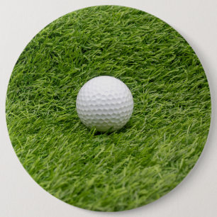 Macaron Rond 15,2 Cm Le terrain de golf est sur le marqueur de golf de 