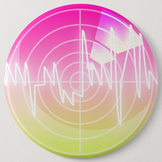 Macaron Rond 15,2 Cm Lecteur MP3 (Devant)