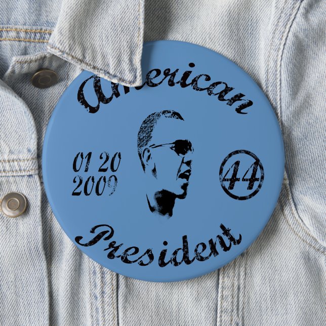 Macaron Rond 15,2 Cm Les cadeaux d'Obama (En situation)