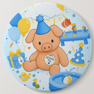 Macaron Rond 15,2 Cm Livre de contes Splashtastic de Hamhock !