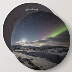 Macaron Rond 15,2 Cm Lumières du Nord