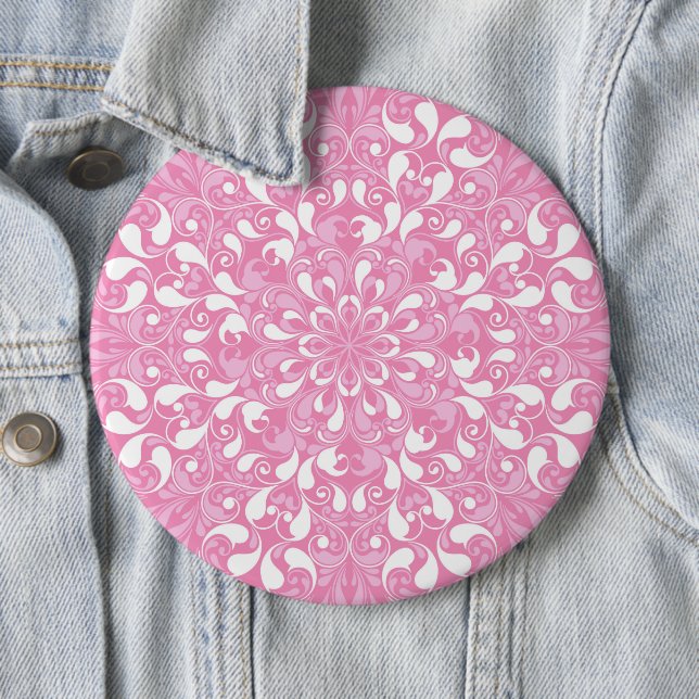 Macaron Rond 15,2 Cm Mandala de luxe 18 (En situation)