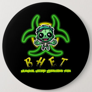 Macaron Rond 15,2 Cm Mignonne, drôle de zombie