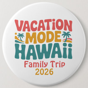 Macaron Rond 15,2 Cm Mode Vacances Hawaï Paradis Tropical Ambiance Été