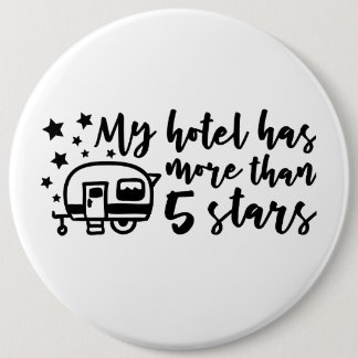 Macaron Rond 15,2 Cm Mon Hôtel A Plus De 5 Étoiles Bouton