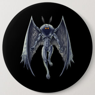 Macaron Rond 15,2 Cm Mothman Cryptid Creator