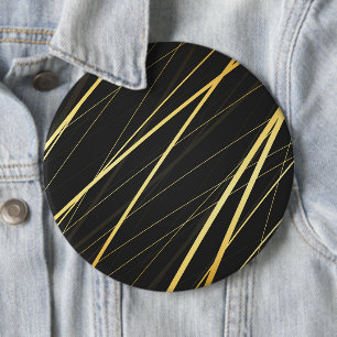 Macaron Rond 15,2 Cm Motif d'or 1
