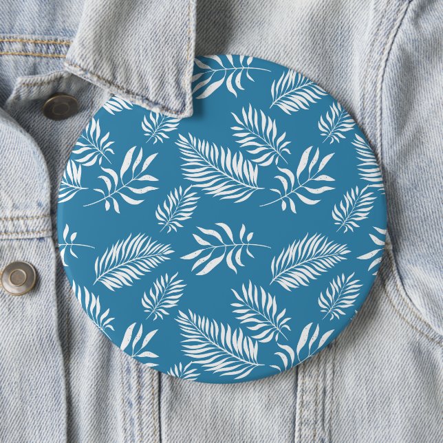 Macaron Rond 15,2 Cm Motif feuille 13 (En situation)