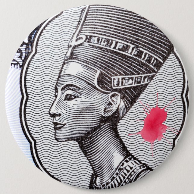 Macaron Rond 15,2 Cm Nefertiti Pin (Devant)
