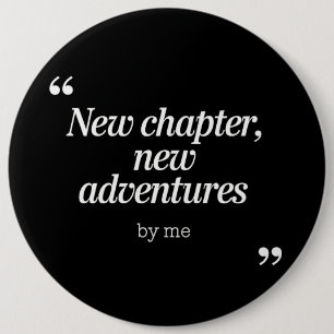 Macaron Rond 15,2 Cm Nouveau chapitre, New Adventures Design by Me