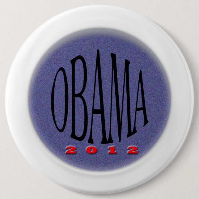 Macaron Rond 15,2 Cm Obama (Devant)
