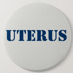 Macaron Rond 15,2 Cm Obsession du GOP Uterus - pro-démocrate