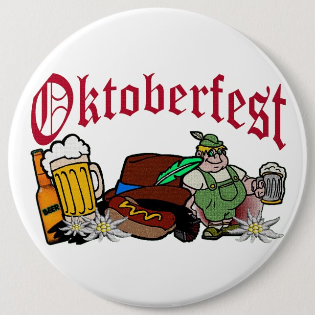 MACARON ROND 15,2 CM OKTOBERFEST (Devant)