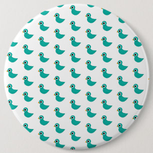 Macaron Rond 15,2 Cm ornithologique