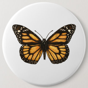 Macaron Rond 15,2 Cm Papillon monarque