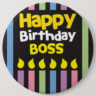 Macaron Rond 15,2 Cm PATRON de joyeux anniversaire !