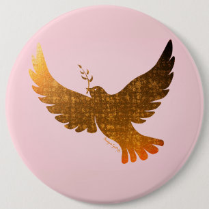 Macaron Rond 15,2 Cm Peace Dove