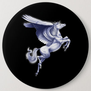 Macaron Rond 15,2 Cm Pégase mythique