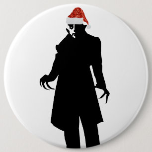 Macaron Rond 15,2 Cm père Noël nosferatu