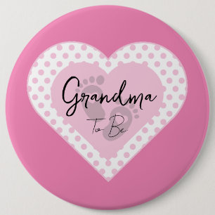 Macaron Rond 15,2 Cm Personnalisable Baby Faire-part rose