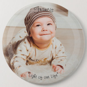 Macaron Rond 15,2 Cm Pin photo personnel HAMbyWG