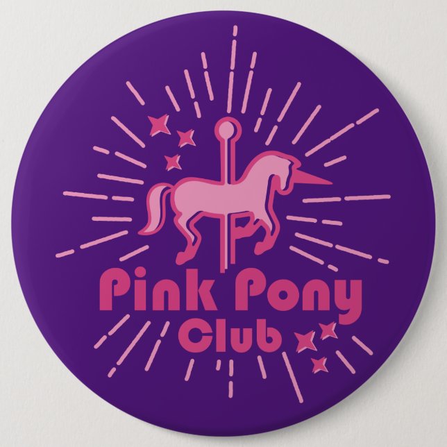 Macaron Rond 15,2 Cm Pink Pony Club (Devant)