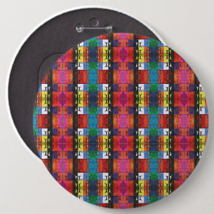 Macaron Rond 15,2 Cm Pop art no.1 par Yeshaya Dank - unité et harmonie