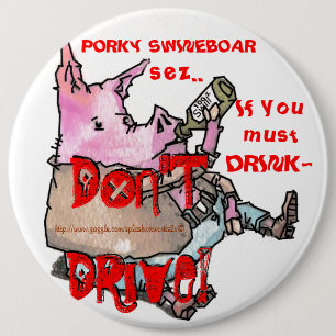 MACARON ROND 15,2 CM "PORKY SWINEBOAR"