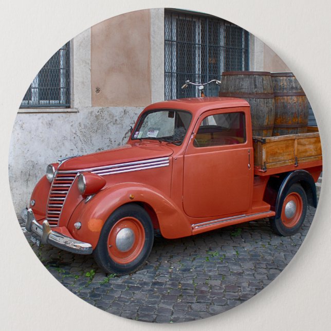 Macaron Rond 15,2 Cm Prise en charge Fiat 1100 (Devant)