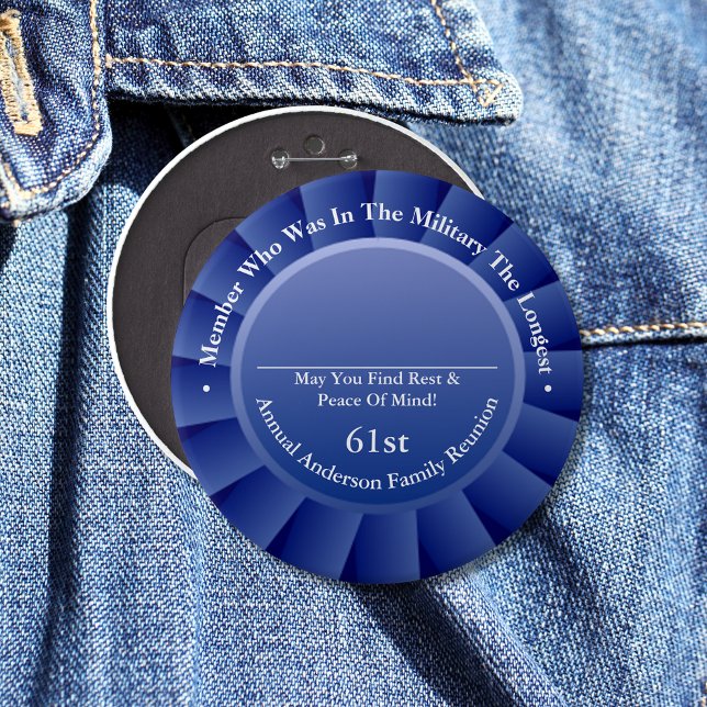 Macaron Rond 15,2 Cm Prix de la Réunion des membres de la famille milit (Créateur téléchargé)