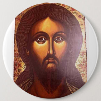 Macaron Rond 15,2 Cm Profil de Jésus