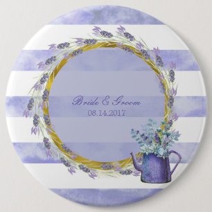 Macaron Rond 15,2 Cm Provence Lavande Purple Fleur Mariage Floral