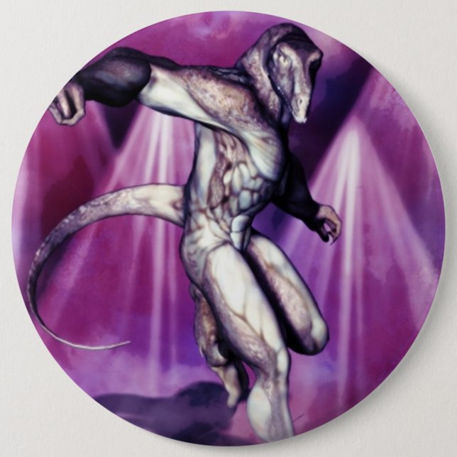 Macaron Rond 15,2 Cm Reptillian (Devant)