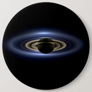 Macaron Rond 15,2 Cm Saturne Éclipse le Soleil de Cassini Orbiter