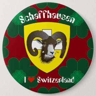 Macaron Rond 15,2 Cm Schaffhouse - Suisse - Suisse - Svizzera Buttons